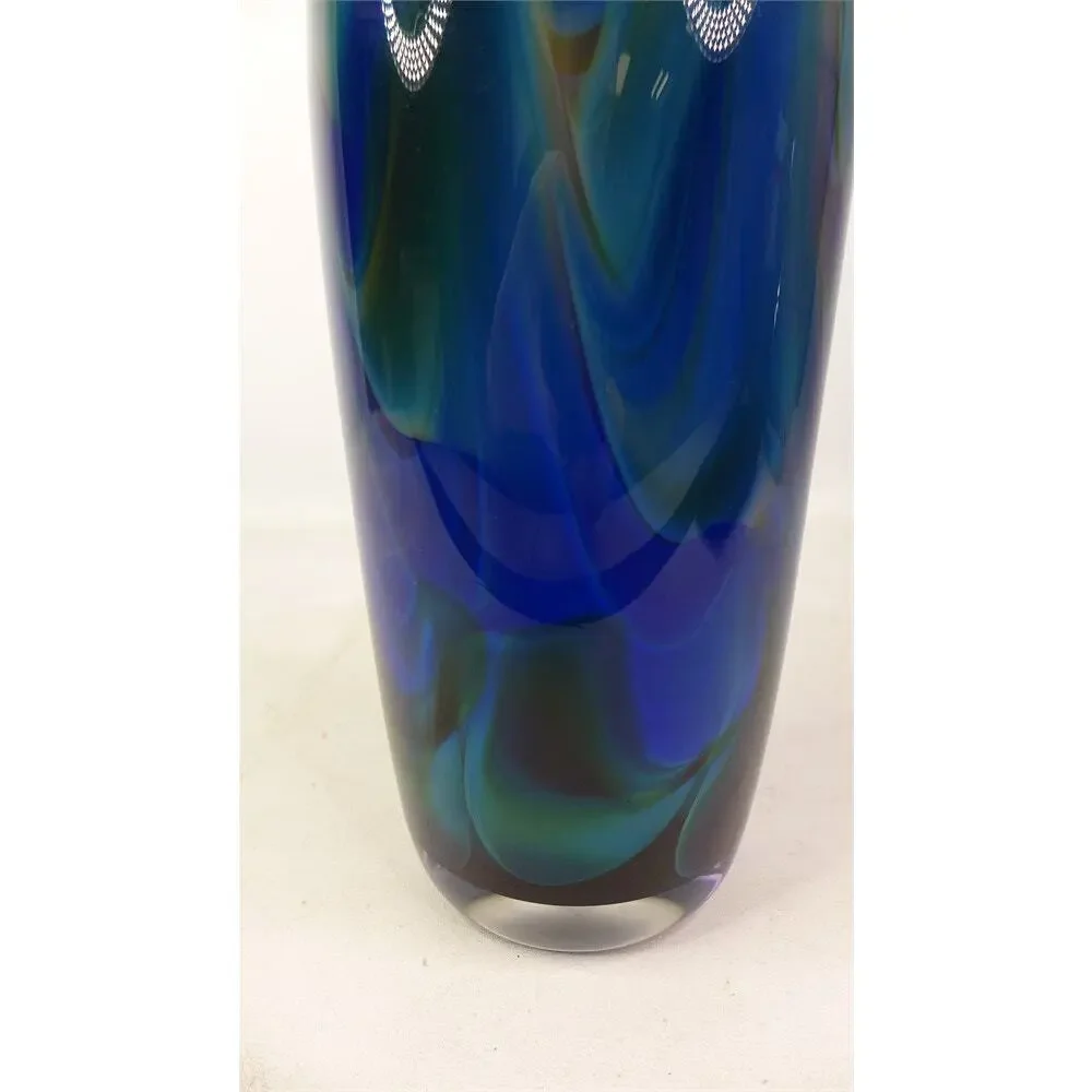 Kosta Boda Swedish Art Glass Vase by Kjell Engman - Signed 12